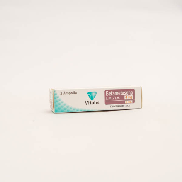 BETAMETASONA AMP 4MG X 1  VITALIS