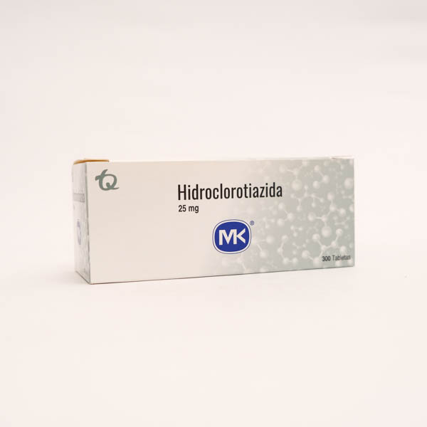 HIDROCLOROTIAZIDA TAB 25MG X 300  MK