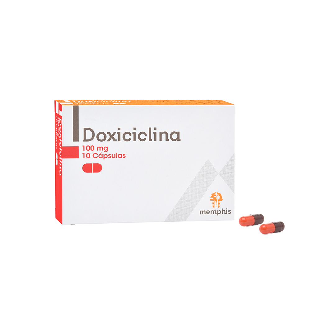 DOXICICLINA CAP 100MG X 10 MEMPHIS