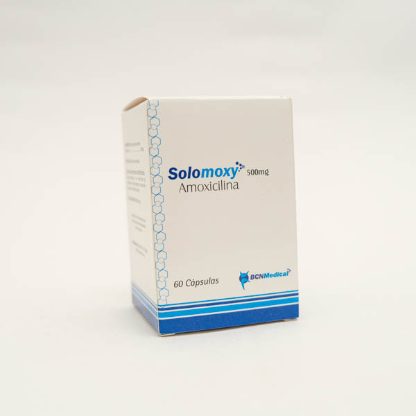 AMOXICILINA CAP 500MG X 60  SOLOMOXY  BCN