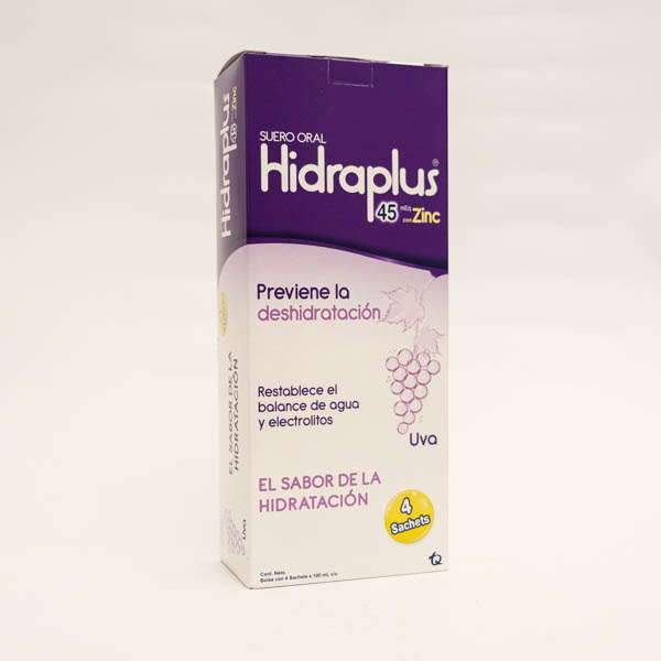 HIDRAPLUS 45 ZINC UVA X 4 SACHET