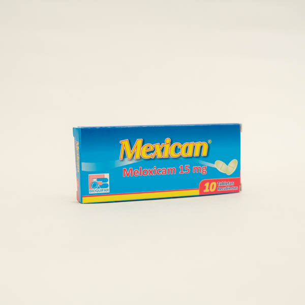 MEXICAM TAB 15MG X 10 MELOXI BIOQUIFAR