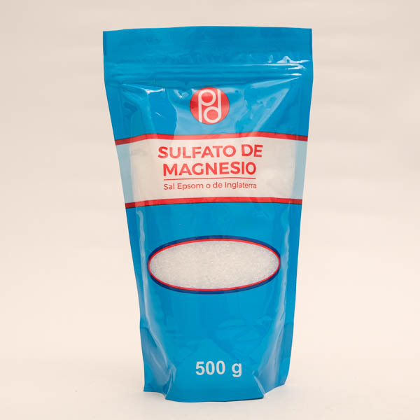 SULFATO DE MAGNESIA BOLSA X 500GR DROGAM