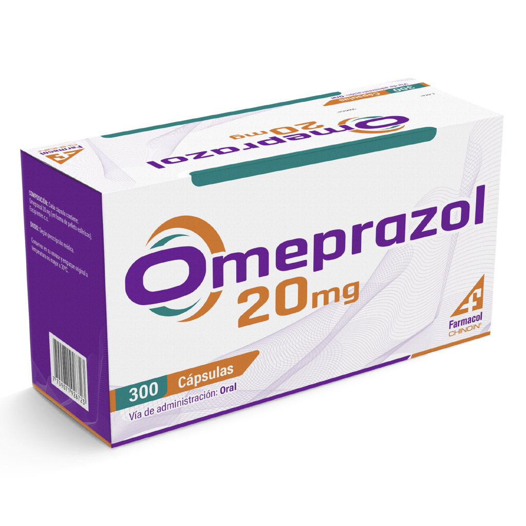 OMEPRAZOL CAP 20MG X 300 FARMACOL