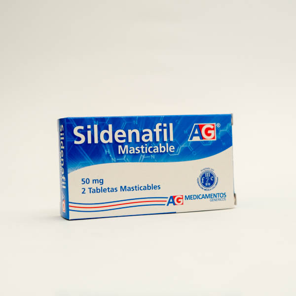 SILDENAFIL 50MG X 2  MASTICABLE AG