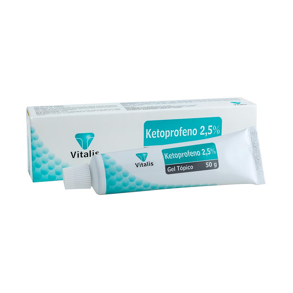 KETOPROFENO GEL 2 5  X 50GR  VITALIS