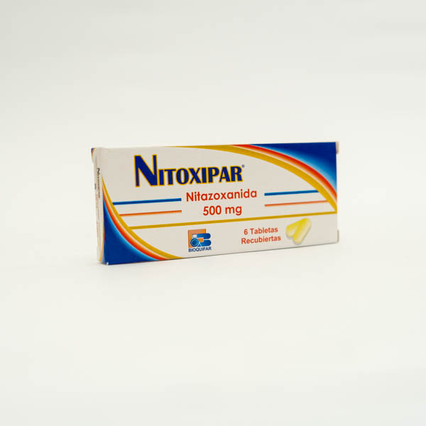 NITOXIPAR TAB X 6 NITAZOXANIDA BIOQUIFAR