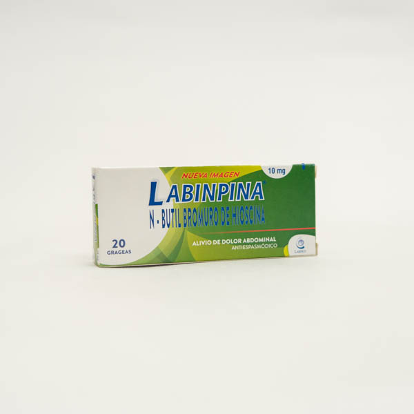 HIOSCINA BUTIL BROM 10MG X 20  LABINPINA LABINCO