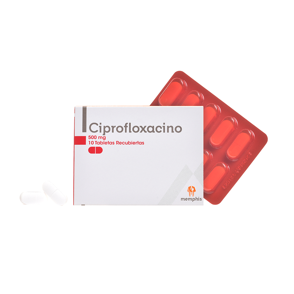 CIPROFLOXACINO TAB 500MG X 10 MEMPHIS