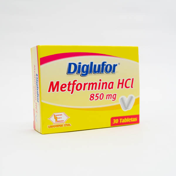 DIGLUFOR TAB 850MG X 30  METFORMINA LABQUIFAR