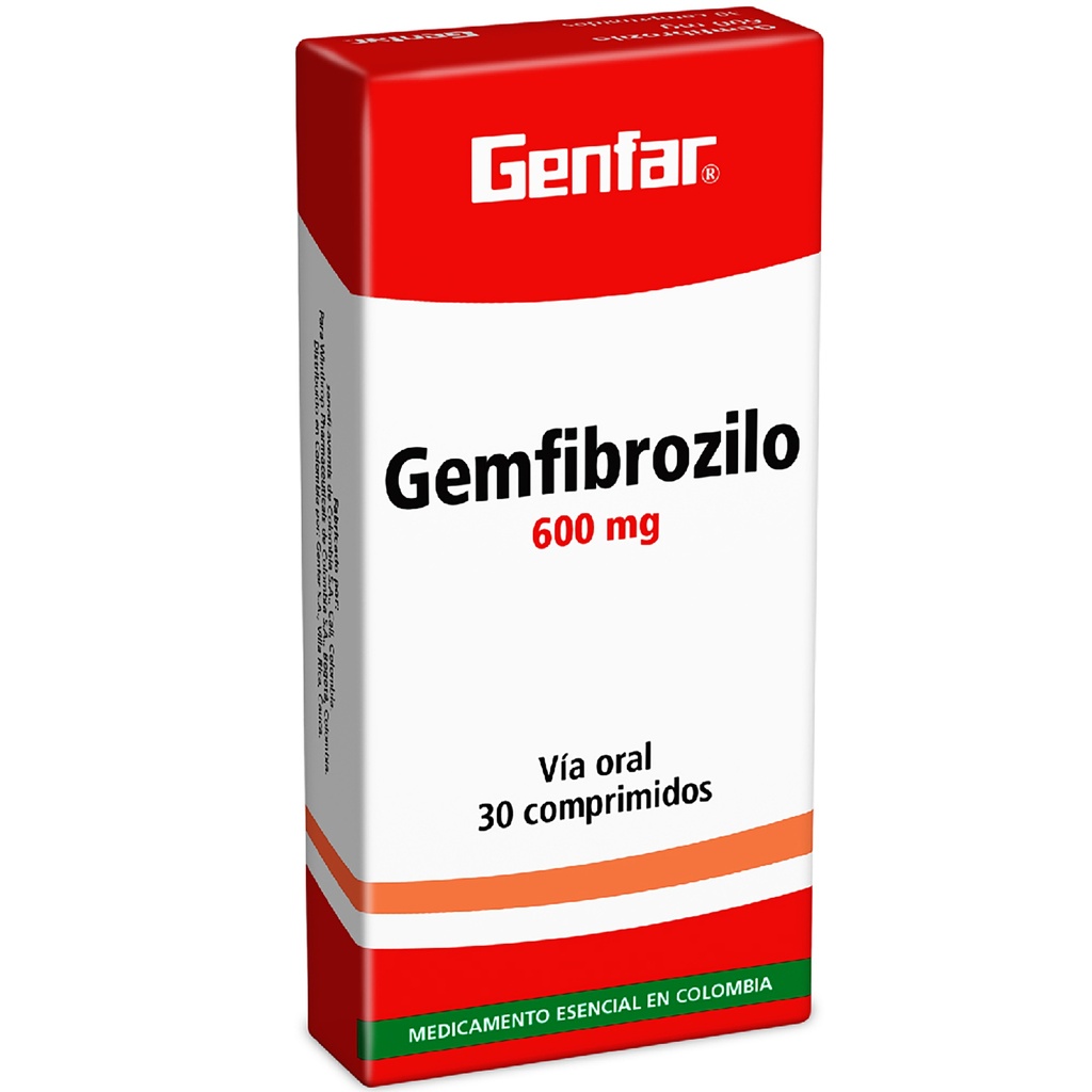 GEMFIBROZILO TAB 600MG X 30  GF