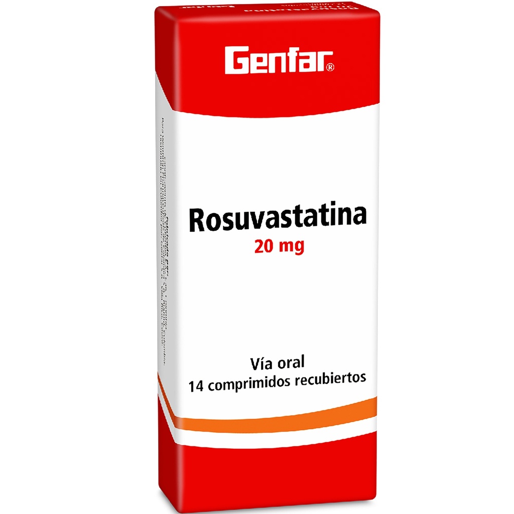 ROSUVASTATINA TAB 20MG X 14 GF