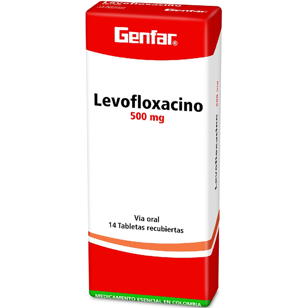 LEVOFLOXACINO TAB REC 500MG X 14  GF