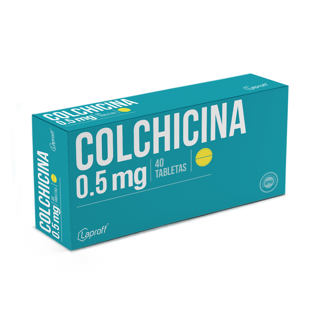 COLCHICINA TAB 0 5MG X 40  LAPROFF