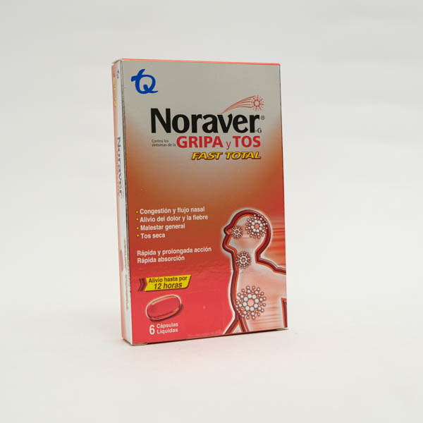 NORAVER GRIPA FAST TOTAL PLEG X 6 MK