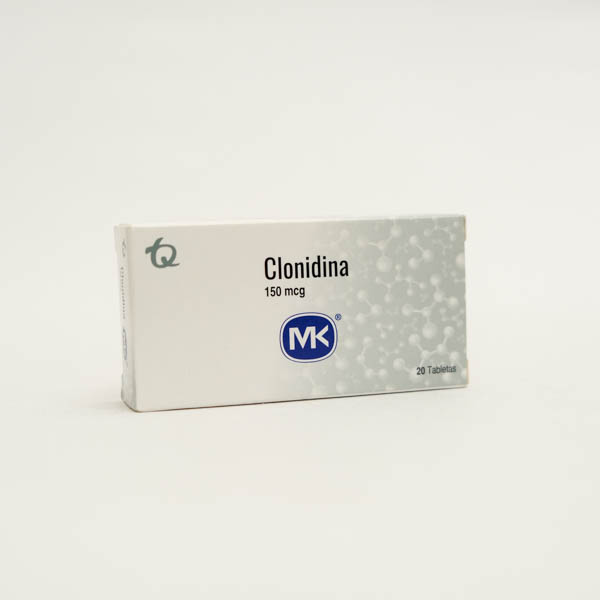 CLONIDINA TAB 150MG X 20  MK