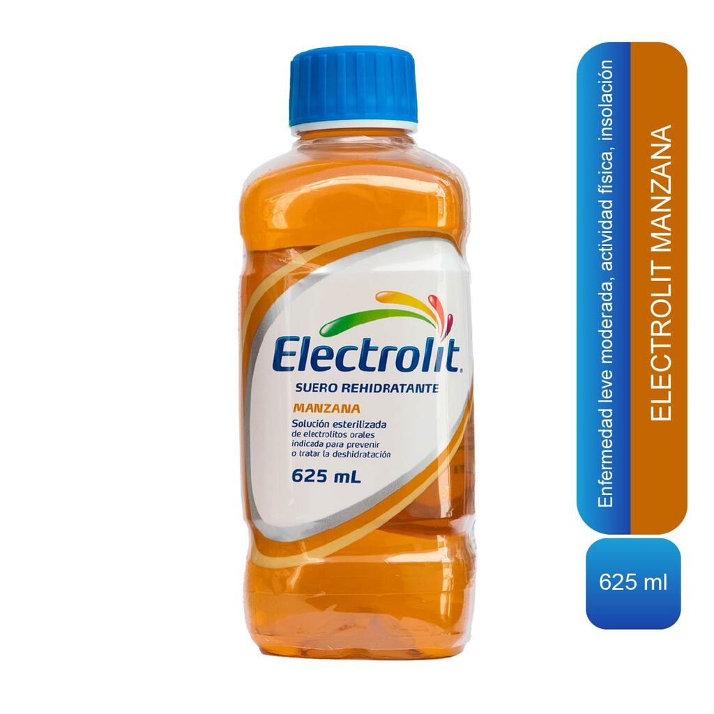 ELECTROLIT MANZANA ORAL X 625ML  PISA