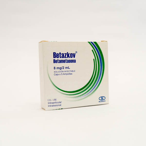 BETAMETASONA AMP 8MG X 5 BETAZKOV BLASKOV