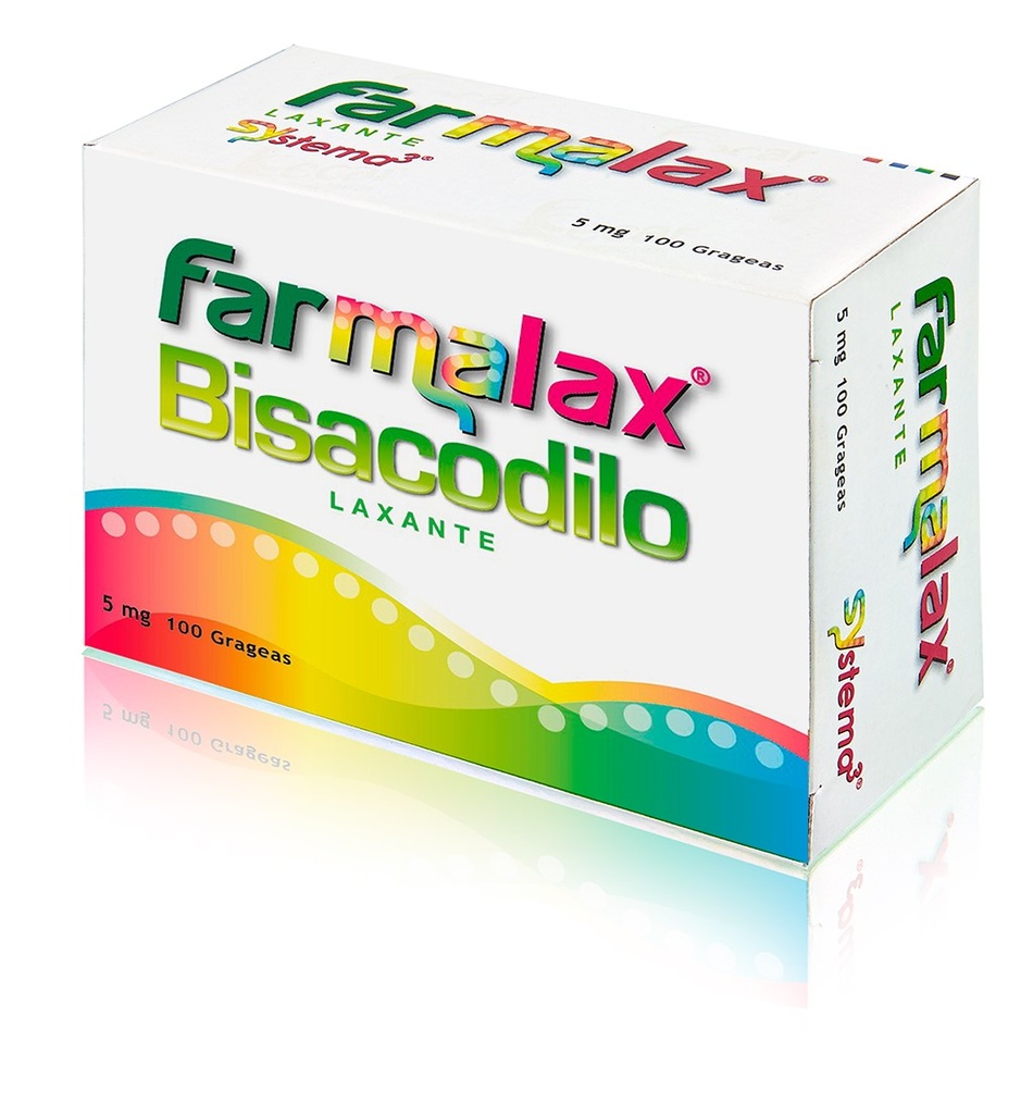 FARMALAX BISACODILO TAB 5MG X 100  ECAR