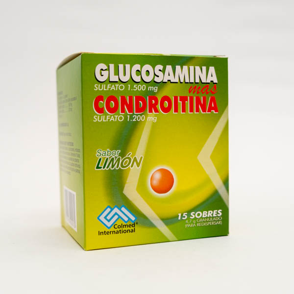 GLUCOSAMINA CONDROITINA SOB X 15  COLMED