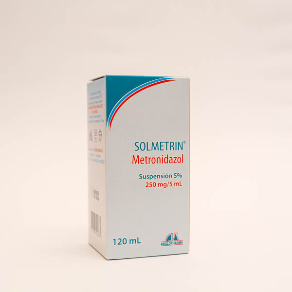 METRONIDAZOL SUS 5  X 120 SOLMETRIN ANGLO