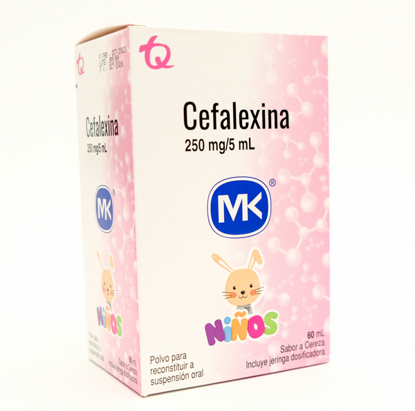 CEFALEXINA SUS 250MG X 60 MK