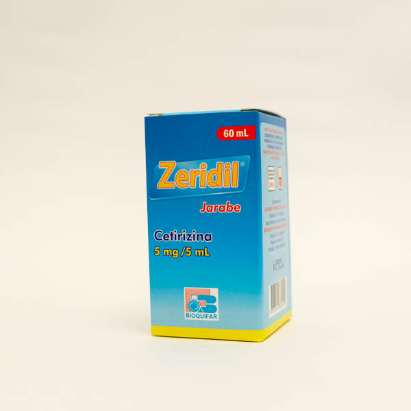 ZERIDIL JBE X 60ML CETIRIZINA BIOQUIFAR