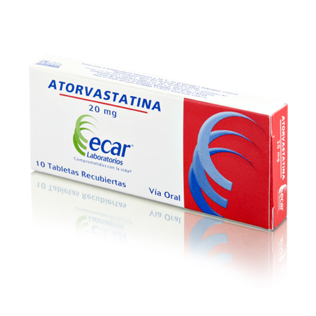 ATORVASTATINA TAB 20MG X 10  ECAR