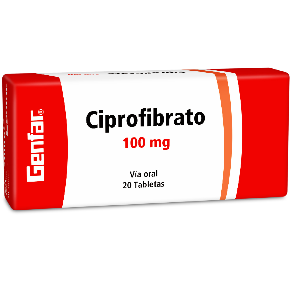 CIPROFIBRATO TAB 100MG X 20  GF