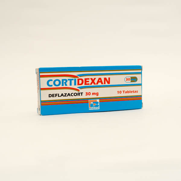 CORTIDEXAN TAB 30MG X 10  DEFLAZACORT BIOQUIFAR