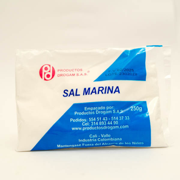 SAL MARINA BOLSA X 250GR  DROGAM