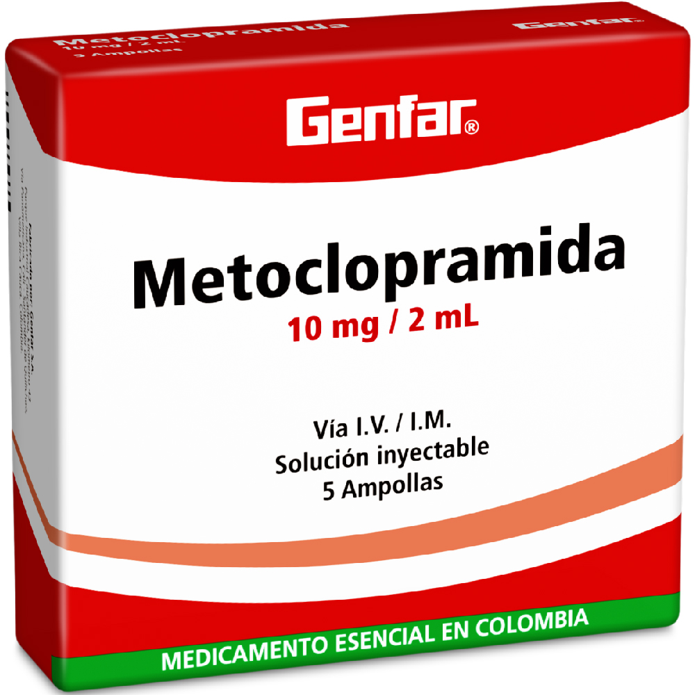 METOCLOPRAMIDA AMP X 5  GF