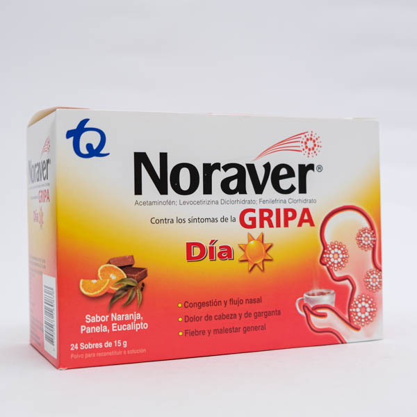 NORAVER GRIPA BEBIDA DIA X 24 MK