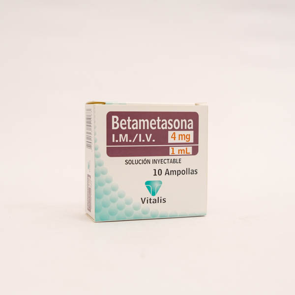 BETAMETASONA AMP 4MG X 10  VITALIS