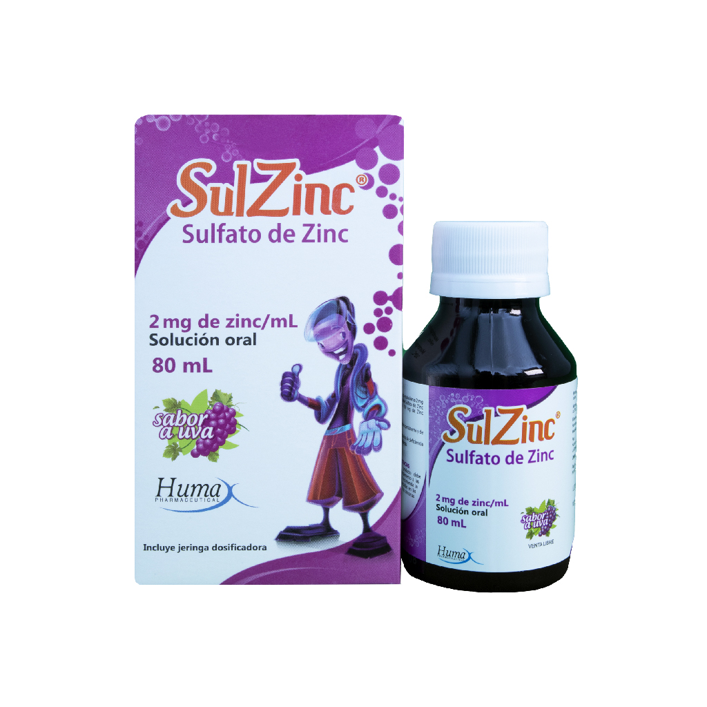 SULZINC SULFATO FRAS X 80ML  HUMAX