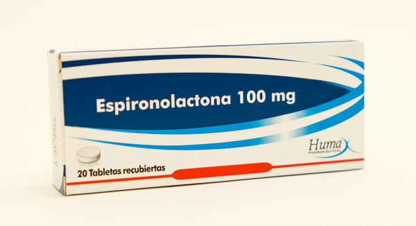 ESPIRONOLACTONA TAB 100MG X 20 HUMAX