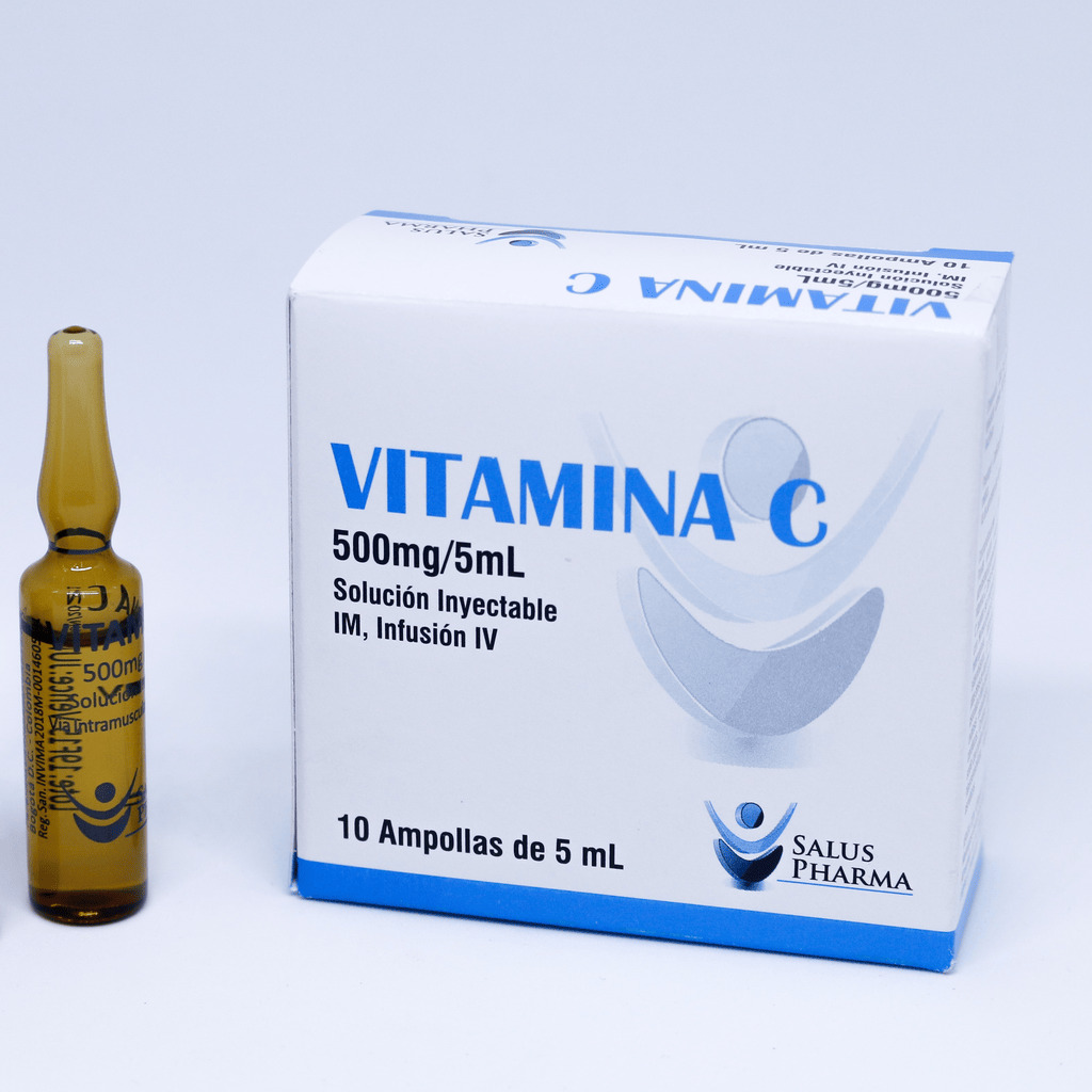 VITAMINA C AMP 500MG X 10 SALUS