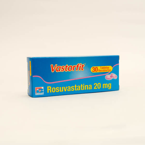 VASTORFIT TAB 20MG X 30 ROSUVASTATINA BIOQUIFAR