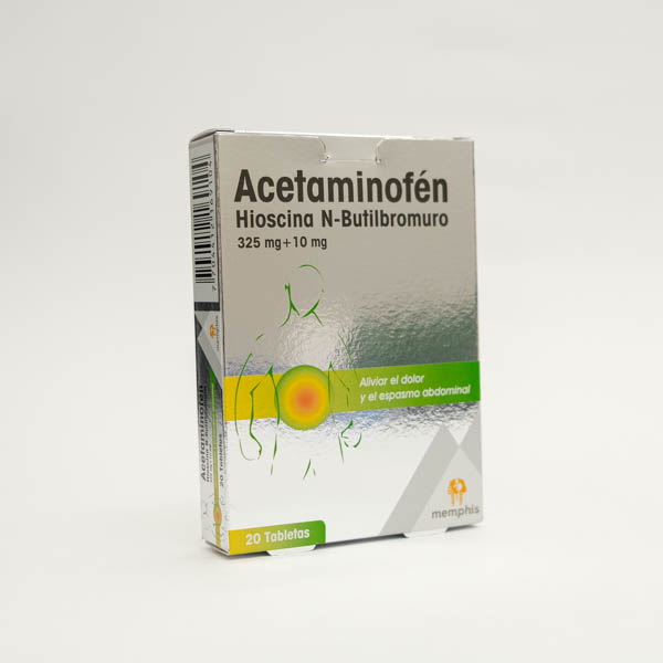 ACETAMIN HIOSCINA TAB X 20 MEMPHIS