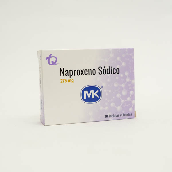 NAPROXENO TAB 275MG X 10 MK