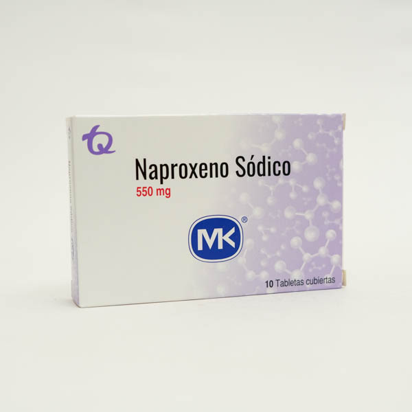 NAPROXENO TAB 550MG X 10  MK