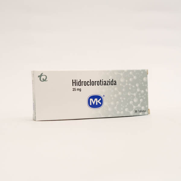 HIDROCLOROTIAZIDA TAB 25MG X 30 MK