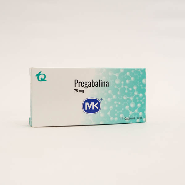 PREGABALINA CAP 75MG X 14 MK