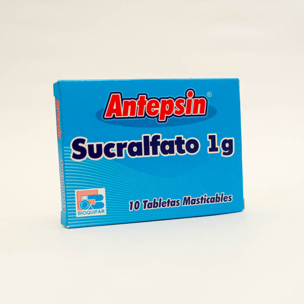 ANTEPSIN TAB 1GR X 10 SUCRALFATO BIOQUIFAR