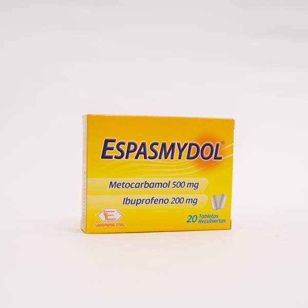 ESPASMYDOL TAB 500MG X 20  METOCAR IBUP LABQUIFAR