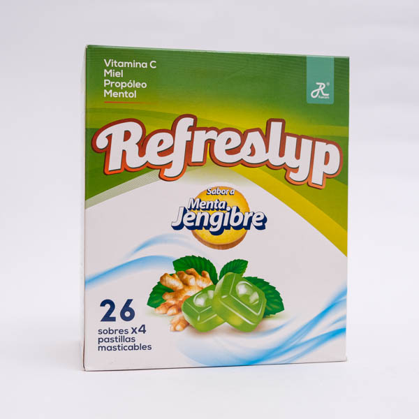 REFRESLYP MENTA JENGIBRE X 26 RUECAM