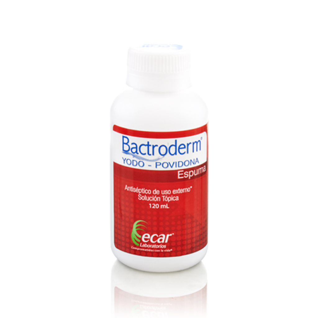 BACTRODERM ESPUMA FCO X 120ML  ECAR