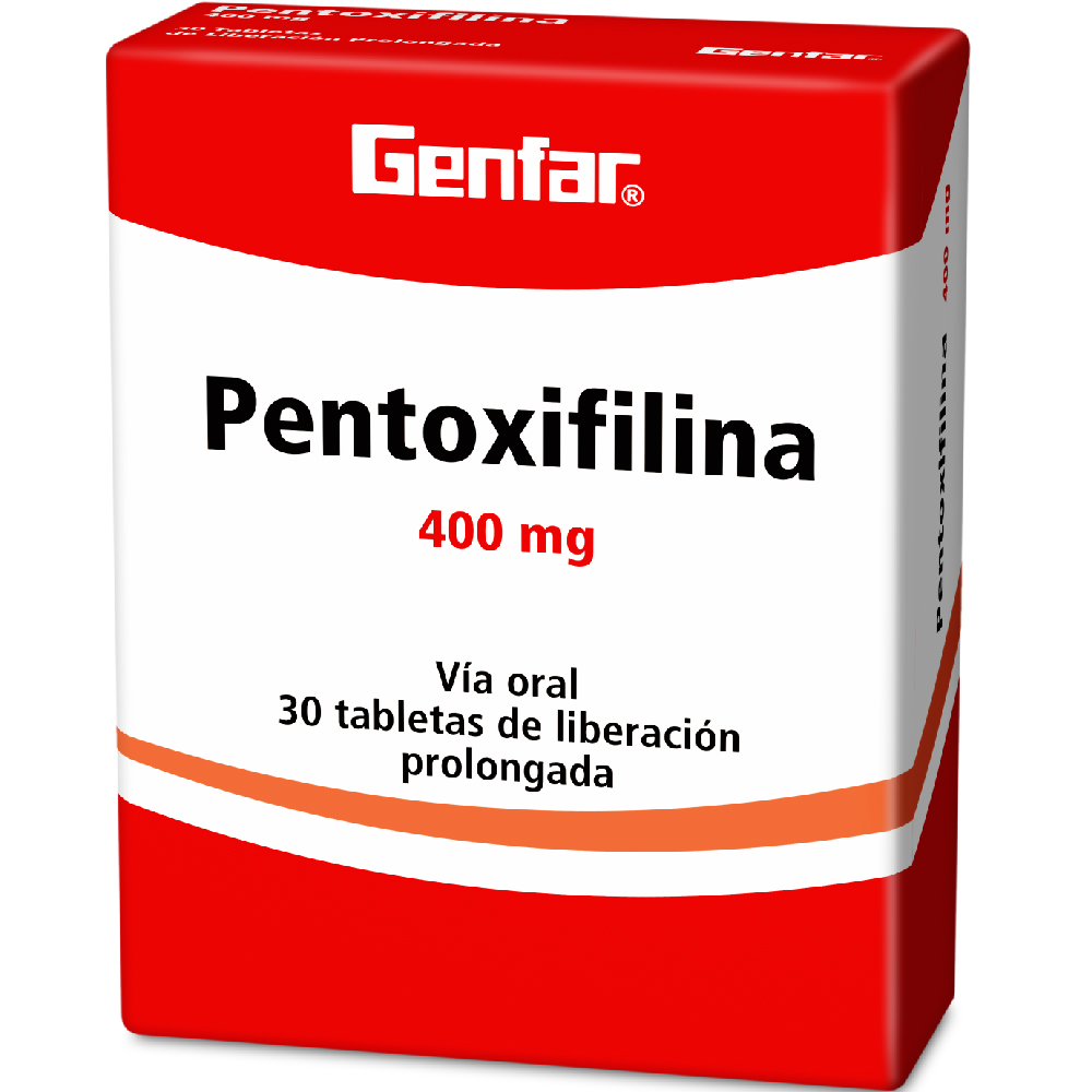 PENTOXIFILINA TAB 400MG X 30 GF