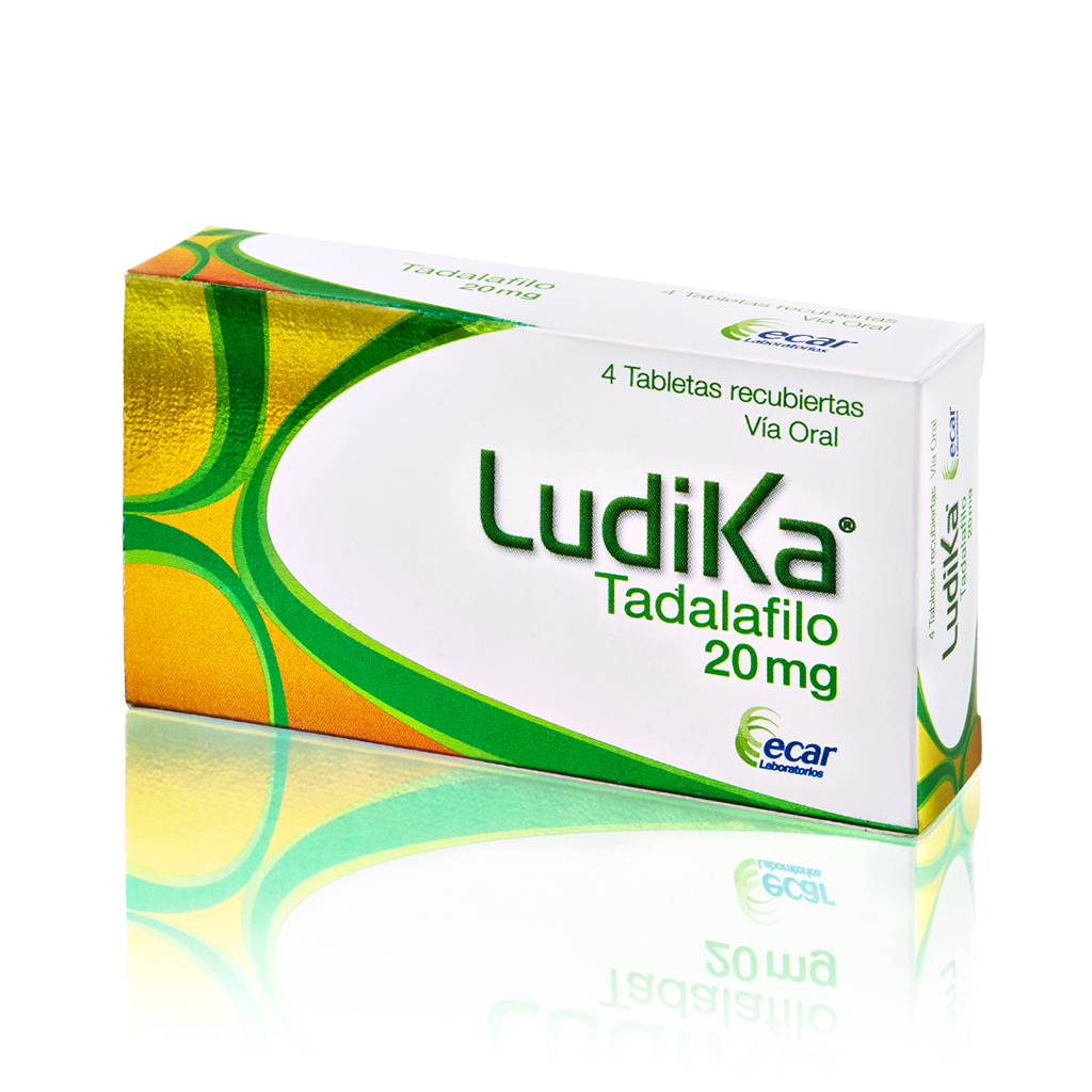 LUDIKA TAB 20MG X 4  TADALAFILO   ECAR