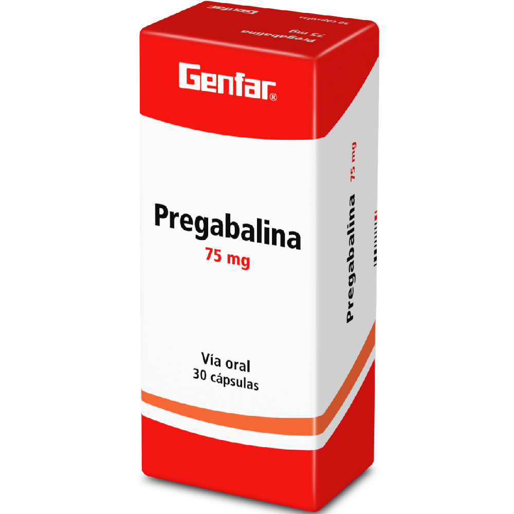 PREGABALINA CAP 75MG X 30 GF